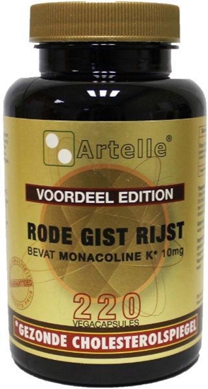 Artelle Rode rijst monacoline K 10 mg afbeelding