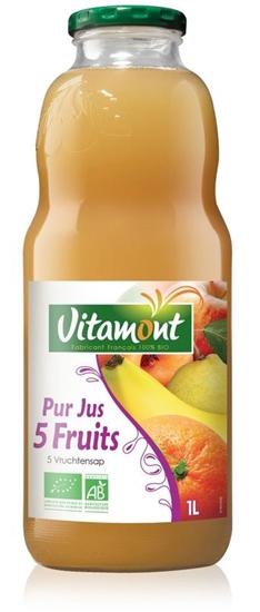 Vitamont Tropische cocktail 5 soorten fruit bio afbeelding