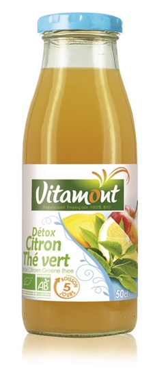 Vitamont Detox lemon green tea bio afbeelding