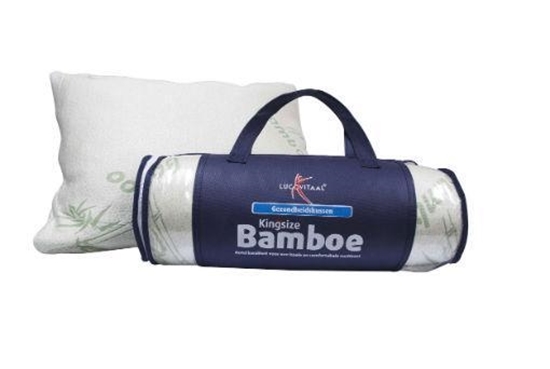 Lucovitaal Kingsize bamboe kussen afbeelding