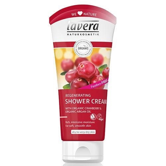 Lavera Shower creamoil regenerating cranberry & argan oil afbeelding