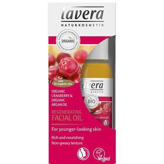 Lavera Facial oil regenerating cranberry & argan oil afbeelding