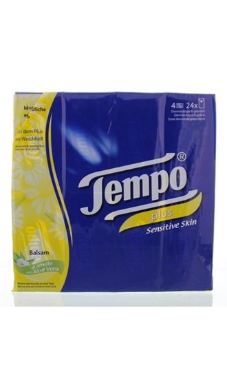 Tempo Plus sensitive skin kamille/aloe afbeelding