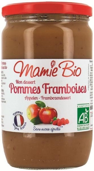 Mamie Bio Appelmoes frambozen afbeelding