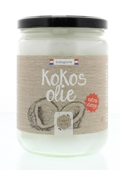Label Of Oil Kokosolie extra vierge bio afbeelding
