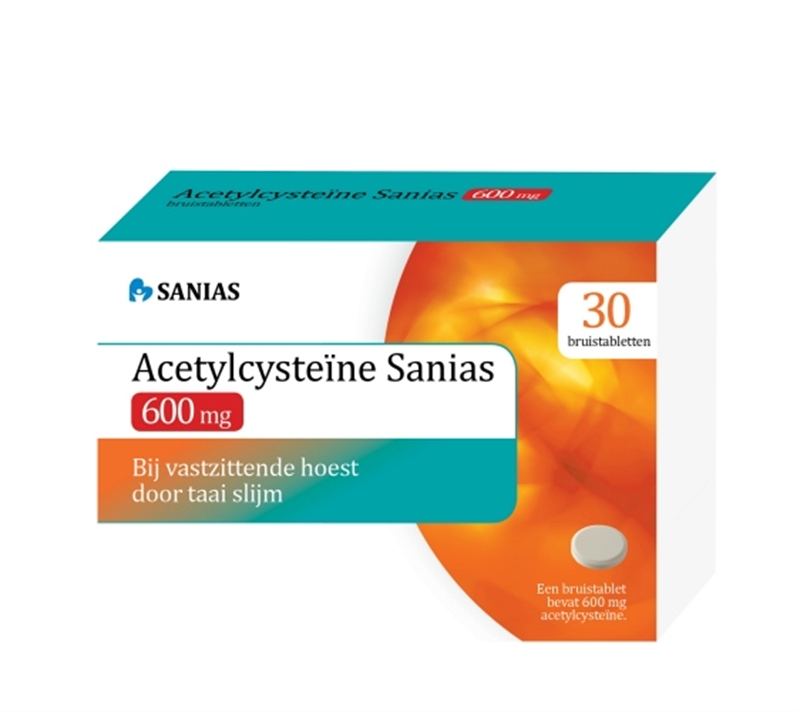 Vitaminstore.nl Acetyl cysteine 600 mg