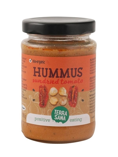 TerraSana Hummus spread zongedroogde tomaat afbeelding