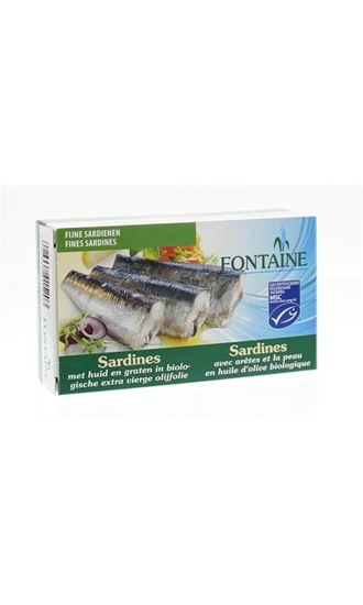 Fontaine Sardines met huid en graat afbeelding