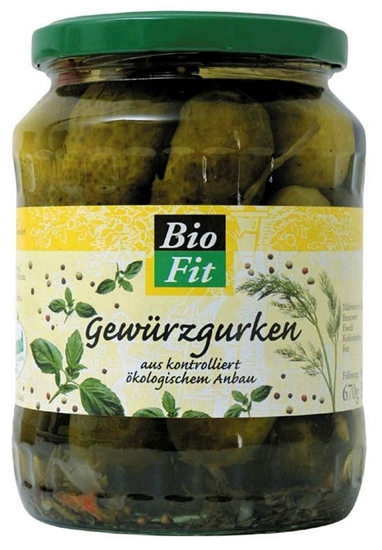 Bio Fit Augurken zoet zuur afbeelding