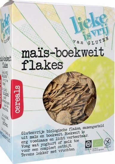 Lieke Is Vrij Mais boekweit flakes afbeelding