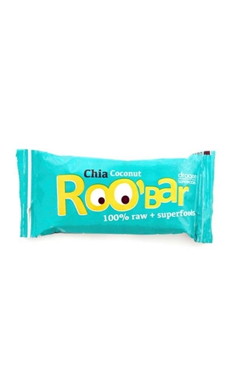 Roo Bar Chia & coconut 100% raw afbeelding