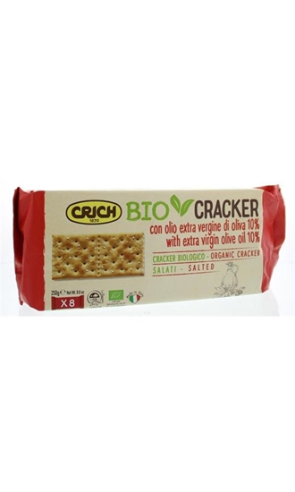 Crich Crackers olijfolie met zout rood afbeelding