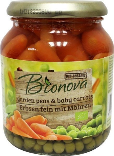 Bionova Doperwten met wortel afbeelding