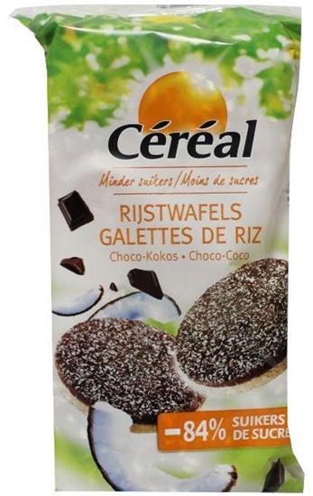 Cereal Choco rijstwafels cocos afbeelding