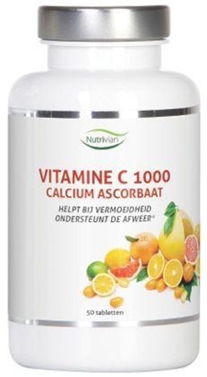 Nutrivian Vitamine C1000 mg calcium ascorbaat afbeelding