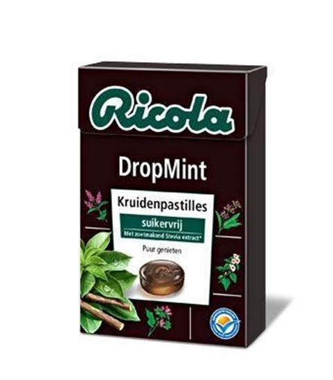 Ricola Dropmint doosje stevia afbeelding