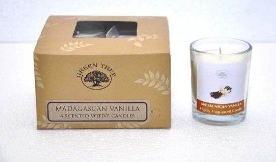 Green Tree Geurkaars Madagascan vanilla votives afbeelding
