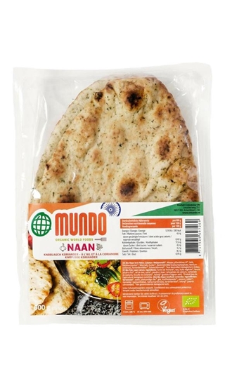 O Mundo Naanbrood knoflook / koriander afbeelding