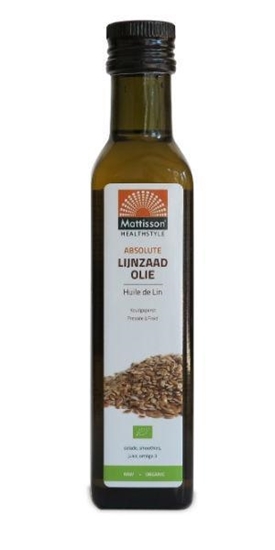 Mattisson Healthstyle Absolute lijnzaadolie bio raw afbeelding