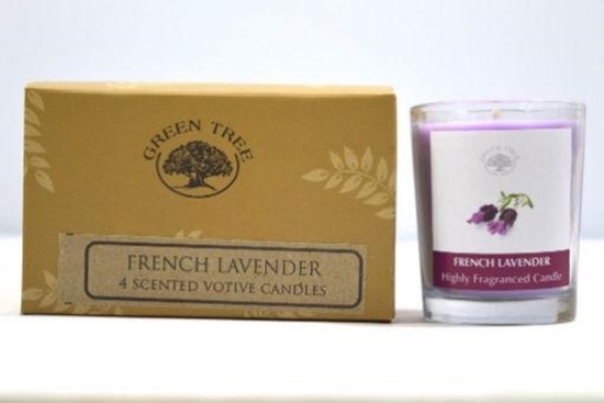 Green Tree Geurkaars french lavender votives afbeelding