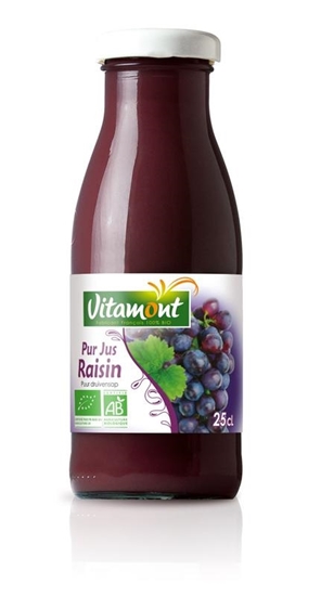 Vitamont Pure druivensap mini bio afbeelding