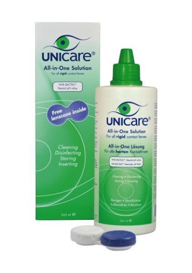 Unicare Alles in een vloeistof harde lens afbeelding
