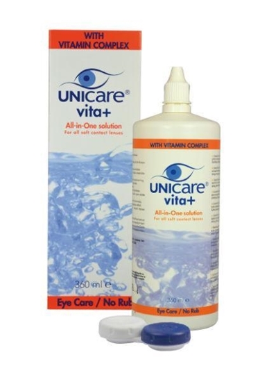 Unicare Vita + alles in een vloeistof zachte lens afbeelding
