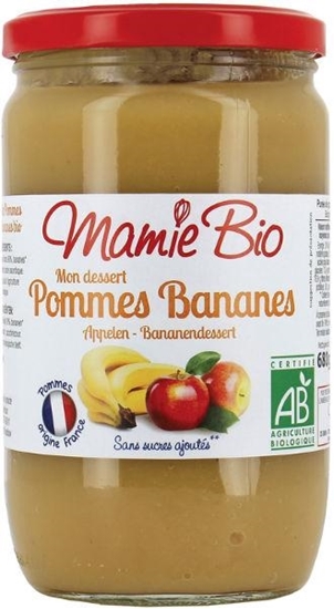 Mamie Bio Appelmoes bananen afbeelding