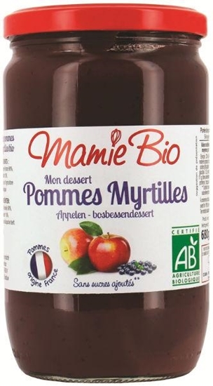 Mamie Bio Appelmoes bosbessen afbeelding