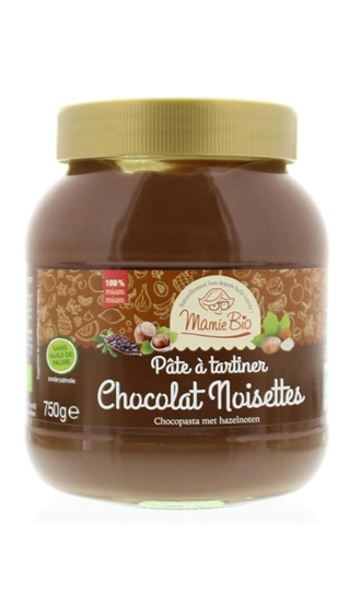Mamie Bio Hazelnoot choco pasta afbeelding