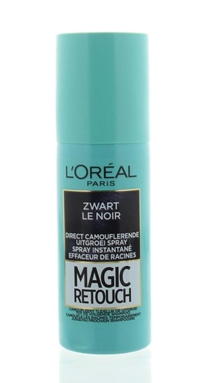 LOreal Magic retouch zwart 01 spray afbeelding