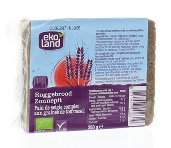 Ekoland Roggebrood zonnepit afbeelding