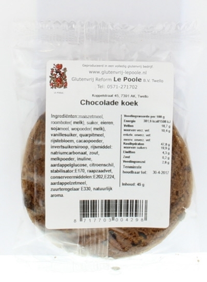 Le Poole Chocolade koek afbeelding