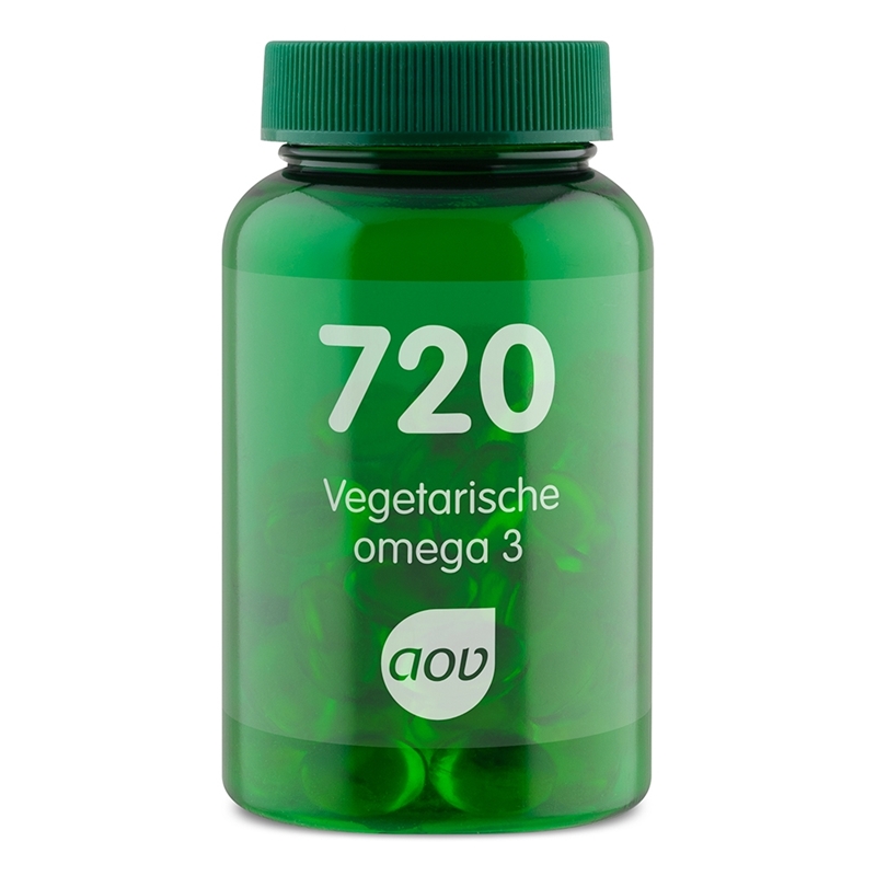 AOV Voedingssupplementen 720 Vegetarische Omega-3 (DHA) AOV Voedingssupplementen 720 Vegetarische Omega-3 (DHA) afbeelding