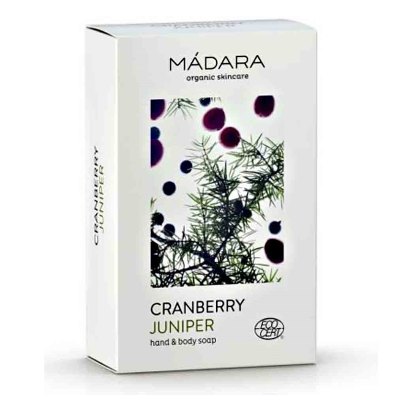 MADARA Cranberry Juniper Soap (Cranberry & Jeneverbes body & handzeep) MADARA Cranberry Juniper Soap (Cranberry & Jeneverbes body & handzeep) afbeelding