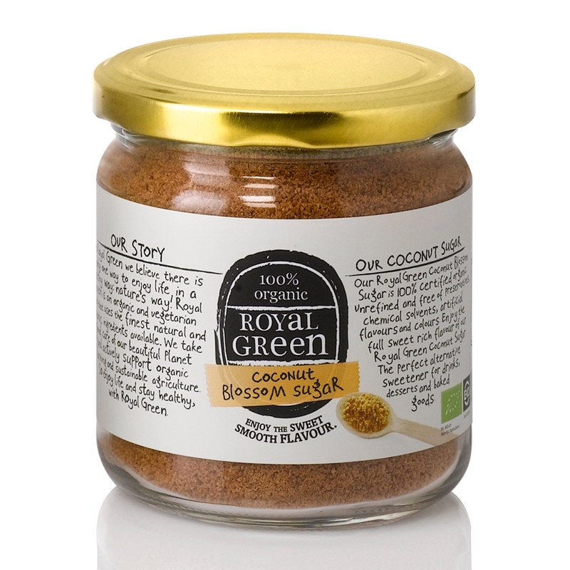 Royal Green Kokosbloesem suiker (Coconut Blossom sugar) Royal Green Kokosbloesem suiker (Coconut Blossom sugar) afbeelding