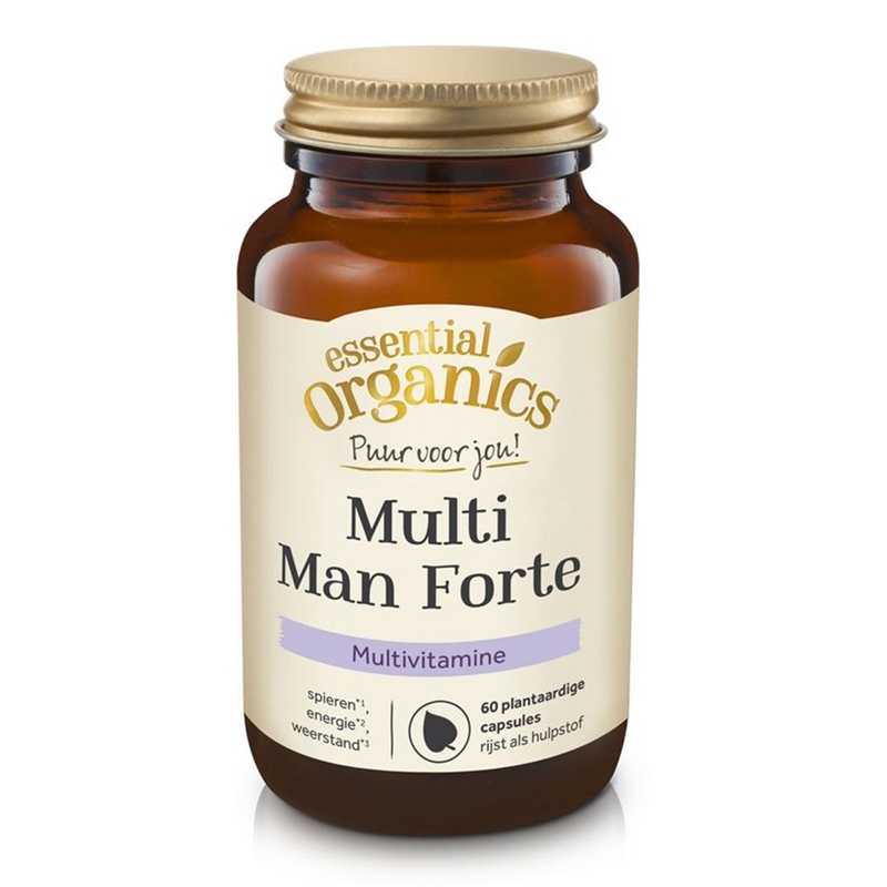 Essential Organics Puur Multi man forte puur Essential Organics Puur Multi man forte puur afbeelding