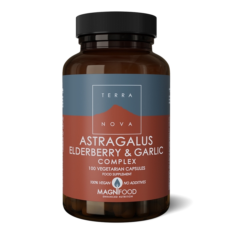 Terranova Astragalus elderberry & garlic complex Terranova Astragalus elderberry & garlic complex afbeelding