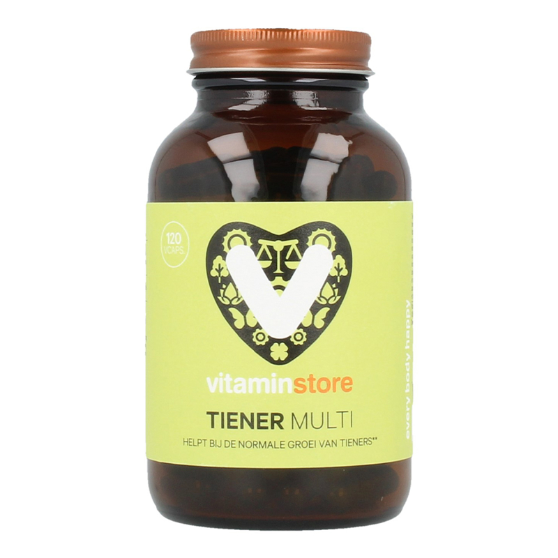Vitaminstore Tiener multi (multivitamine) Vitaminstore Tiener multi (multivitamine) afbeelding