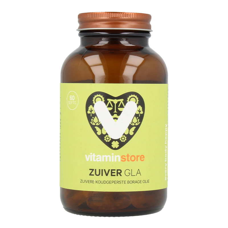 Vitaminstore Zuiver GLA (vernieuwde formule) Vitaminstore Zuiver GLA (vernieuwde formule) afbeelding